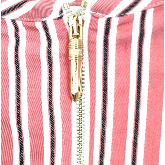 Ted Baker Women Coryn Layered Striped Midi Pink Ruffled Stripe Skirt size 12 NWT - Picture 6 of 12